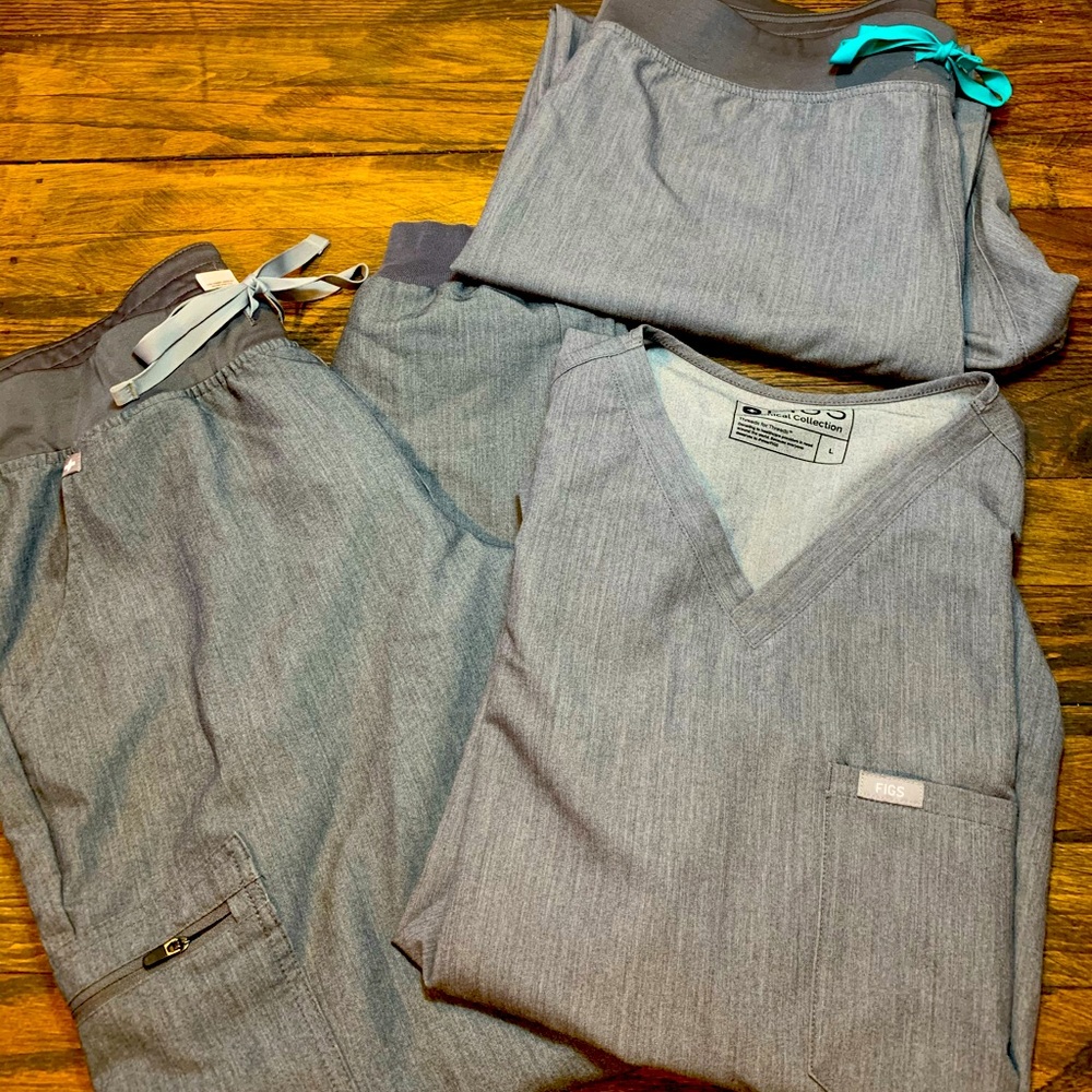 Figs Scrub Set Size Large
